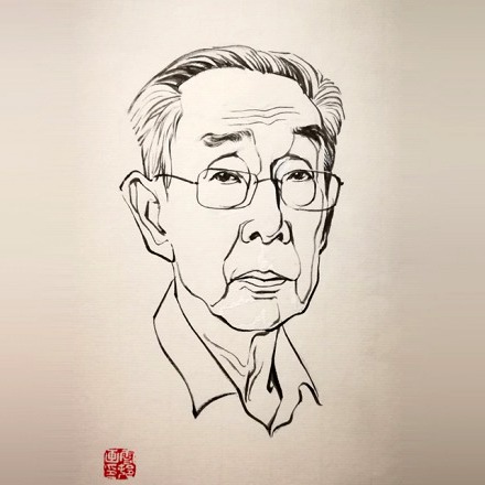 数学家苏步青简笔画图片